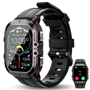 Oukitel BT20 Smart Watch Sport Rugged 350mAh/Heart rate/SpO2/Accelerometer/crno-narandzasti - Img 1