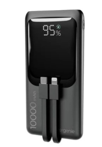 PB10-PD20-LCD-01 Gembird 20 W prenosni punjaè sa brzim punjenjem i integrisanim kablovima, 10000 mAh - Img 2