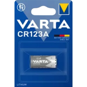 Photo Lithium CR123A 3V