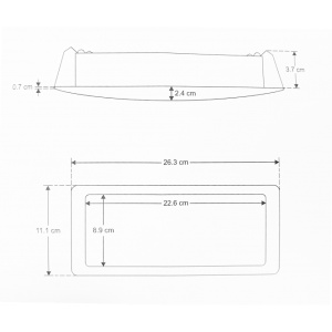 PLASTICNI RAM ZA PANIK LAMPU GR 9 - Img 3