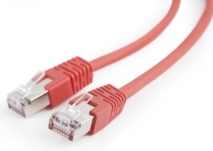 PP22-1M/R Gembird Mrezni kabl FTP Cat5e Patch cord, 1m red - Img 2