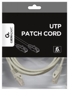 PP6U-3M Gembird Mrezni kabl, CAT6 UTP Patch cord 3m grey - Img 2