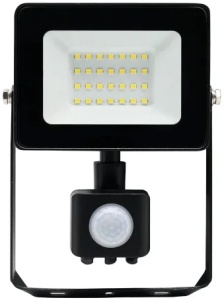 PROSTO LED reflektor sa PIR senzorom 20W 6500K,80mA,1800lm,metal,crna - Img 3