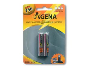 Punjiva baterija Agena AAA 1.2V 750mAh (2kom)