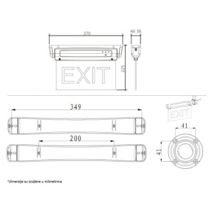 Punjiva LED nadgradna lampa - Img 2