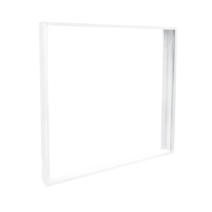 Ram za LED panele, 595x595x65, Alu., beli