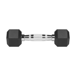 REBEL ACTIVE Gumirani HEX tegovi (bučice), par 2x2 kg, model RBA-2325-02 - Img 4