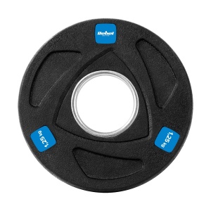 REBEL ACTIVE Gumirani liveni olimpijski tegovi ploče set 4x1.25kg / 51mm RBA-2107 - Img 3