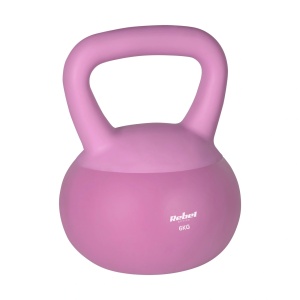 REBEL ACTIVE Meka vinilna girja Soft Kettlebell rusko zvono 6kg RBA-2333-06