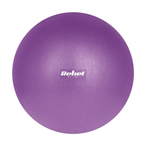 REBEL ACTIVE Mini pilates rehabilitaciona lopta za trening 25 cm ljubičasta RBA-3103-PU - Img 2