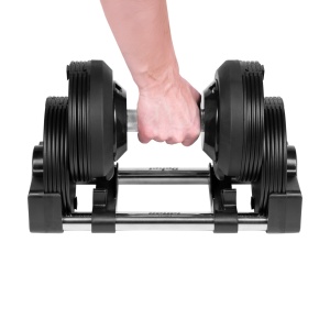 REBEL ACTIVE Podesiva liveno-gvozdena bučica sa automatskim sistemom, 24 kg, korak podešavanja 1 kg, model RBA-2331-24 - Img 3