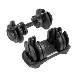 REBEL ACTIVE Podesiva liveno-gvozdena bučica sa automatskim sistemom, 24 kg, model RBA-2303 - Img 4