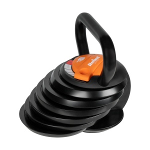 REBEL ACTIVE Podesiva liveno-gvozdena girja (kettlebell) sa automatskim podešavanjem, 18 kg, model RBA-2324-18 - Img 2