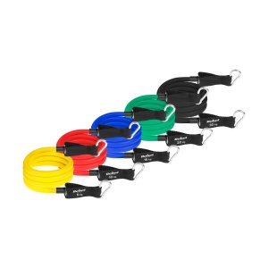 REBEL ACTIVE Set elastičnih traka sa ručkama ekspanderi 5-80kg 5 komada RBA-3006 - Img 2