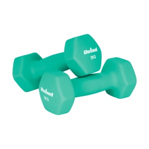 REBEL ACTIVE Set neopren HEX bučica, ukupno 12 kg (2x1kg+2x2kg+2x3kg), model RBA-2330-S3 - Img 4