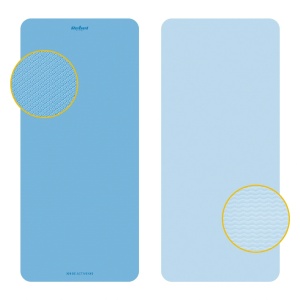 REBEL ACTIVE Strunjača prostirka za jogu, pilates i fitnes 200x90cm debljina 1cm TPE plava RBA-3159-2BL - Img 7