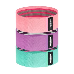 REBEL ACTIVE Tekstilne fitnes elastične trake set 3 komada 27-55kg RBA-3003