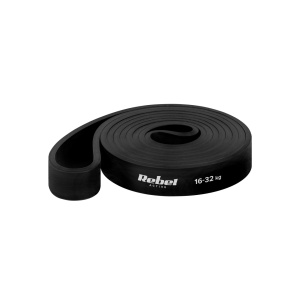 REBEL ACTIVE TPE fitnes elastična traka za vežbanje crna 16-32kg RBA-3001-3