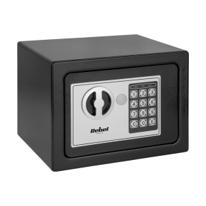 REBEL Elektronski kućni sef sa PIN kodom i ključem, za novac i dokumenta, model RB-7000 - Img 4