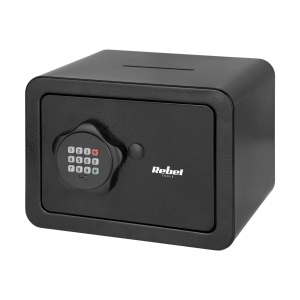 REBEL Elektronski kućni sef sa PIN kodom i ključem, za novac i dokumenta, model RB-7001 - Img 8