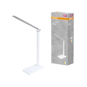 Sklopiva stona LED lampa sa satom i USB punjenjem 6.5W OSRAM bela - Img 2