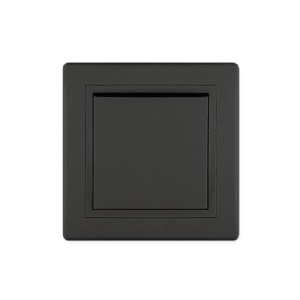 Sklopka unakrsna 10A 250V crna soft