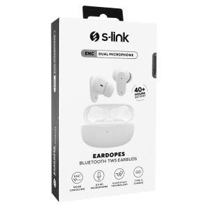 Slušalice sa mikrofonom S-Link SL-TWS08 TWS Bluetooth bele - Img 2