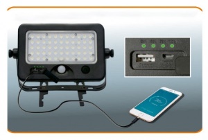 Solarni LED reflektor 10W, 6000k sa senzorom pokreta FLP1100SOLAR - Img 2