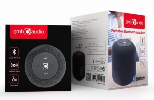 SPK-BT-15-BK Gembird Portable Bluetooth speaker +handsfree 5W, USB, SD, AUX, black FO - Img 2