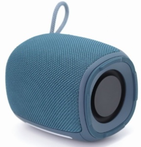 SPK-BT-LED-03-B Gembird Portable RGB LED Bluetooth speaker 5W, BT, FM, TF, USB, Handsfree, blue - Img 1