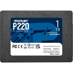 SSD 2.5 SATA3 1TB Patriot P220 550MBs/500MBs P220S1TB25 - Img 3