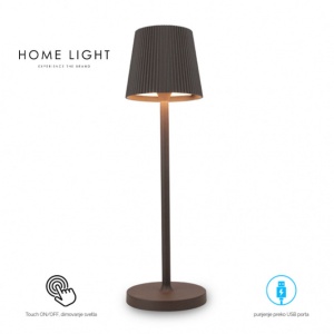 STONA LAMPA PUNJIVA T16011 3W 3000K IP54 CORTEN - Img 2