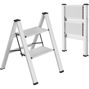 SuperStep Kućne Aluminijumske Merdevine 2 SLIM - Img 2