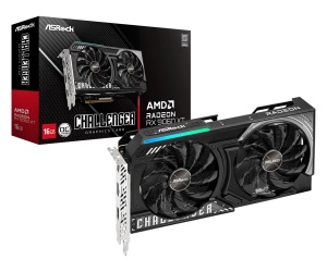 SVGA ASrock RX 9060 XT Challenger 16GB/GDDR6/128bit/crna, RX9060XT CL 16GO