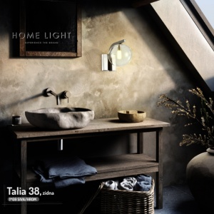 TALIA 38 ZIDNA LAMPA 1*G9 SIVA/HROM - Img 2