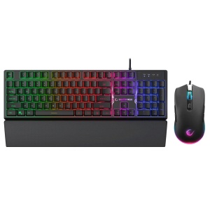 Tastatura+miš žični set Rampage KM-RX7 FORTUNA V2 crni 42577