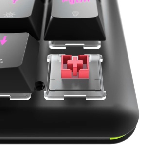 Tastatura žična gaming Rampage REBEL Low Profile mehanička crveni switch 38868 - Img 3