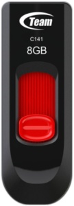 TeamGroup 8GB C141 USB 2.0 RED TC1418GR01 - Img 1