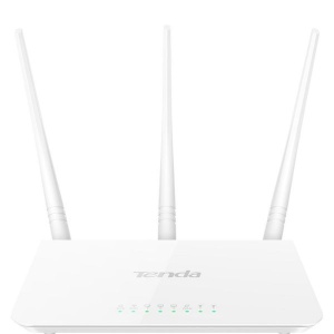 Tenda F3 Wireless N300 Ruter, WISP/WDS-bridge/AP/WPS, 3L/1W fixed antenna 3x5dBi - Img 1