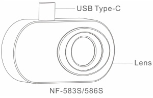 TERMALNA KAMERA, NOYAFA NF-583S USB C