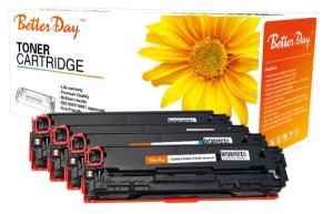 Toner BetterDay 543A/323A/213A CB543A,125A,CE323A,128A,CF213A,131A zam. kaseta za HP Magenta 1.6k - Img 2