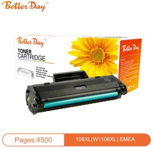 Toner BetterDay W1106XL, 106A 107/135 zam. kaseta za HP Veci kapacitet 4.5k (sa cipom) - Img 3