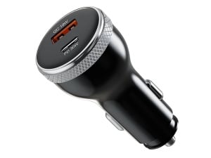 TRACER Auto punjač 51W USB-C PD 30W + USB-A QC 3.0 12/24V ProCharge - Img 2
