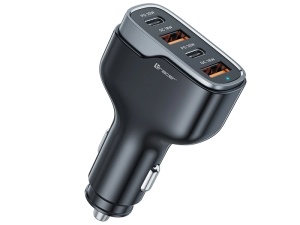 TRACER Auto punjač 60W 2x USB-C PD + 2x USB-A QC 3.0 12/24V QuickCharger