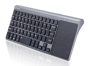 TRACER Bezicna multimedijalna tastatura sa touchpad -om low profile keys crna siva RF 2,4 Ghz - Img 7