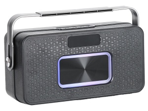 TRACER Bluetooth zvucnik 24W radio microSD Type-C M302 TWS BT GRAPHITE - Img 3