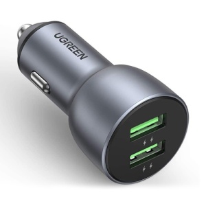 UGREEN CD213 auto punjač 2*Type A 36W