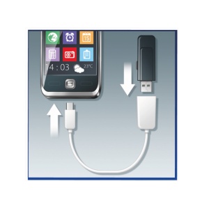 USB 2.0 kabel A - micro USB-B - Img 2