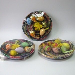 Uskrs set korpa,gnezdo,jaja, dimenzija25cm