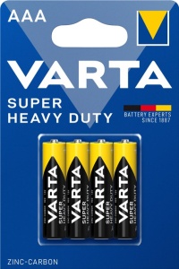 VARTA Superlife AAA 1.5V R03 SUPER HEAVY DUTY, Cink-karbon baterije, PAK4 (cena po kom.)